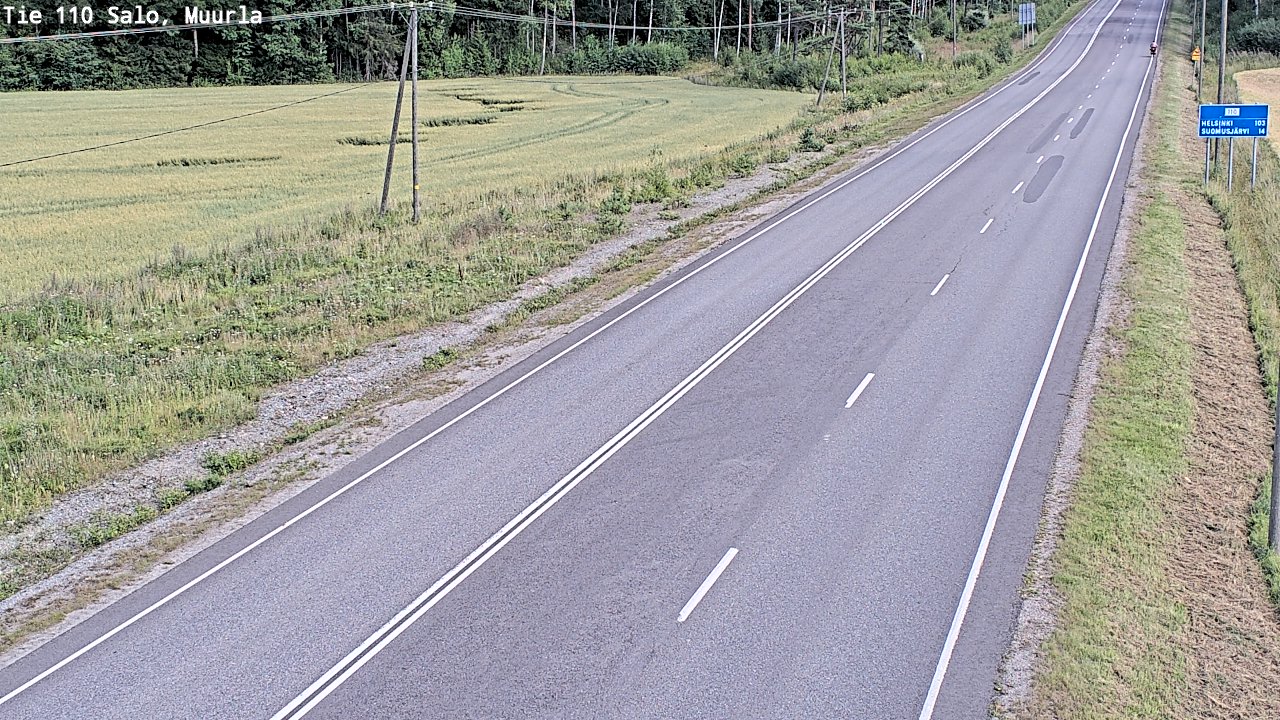 Kelikamerat Kuva Tie 110 Salo, Muurla, Salo, Varsinais-Suomi