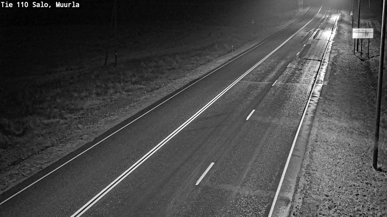 Weather Camera Image Väg 110 Salo, Muurla, Salo, Varsinais-Suomi