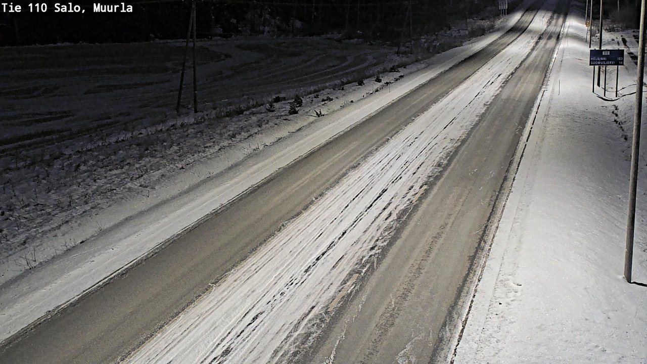 Kelikamerat Kuva Tie 110 Salo, Muurla, Salo, Varsinais-Suomi