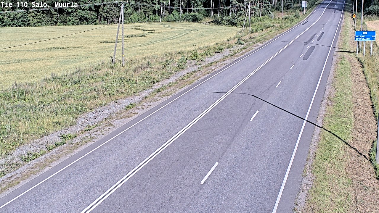 Kelikamerat Kuva Tie 110 Salo, Muurla, Salo, Varsinais-Suomi