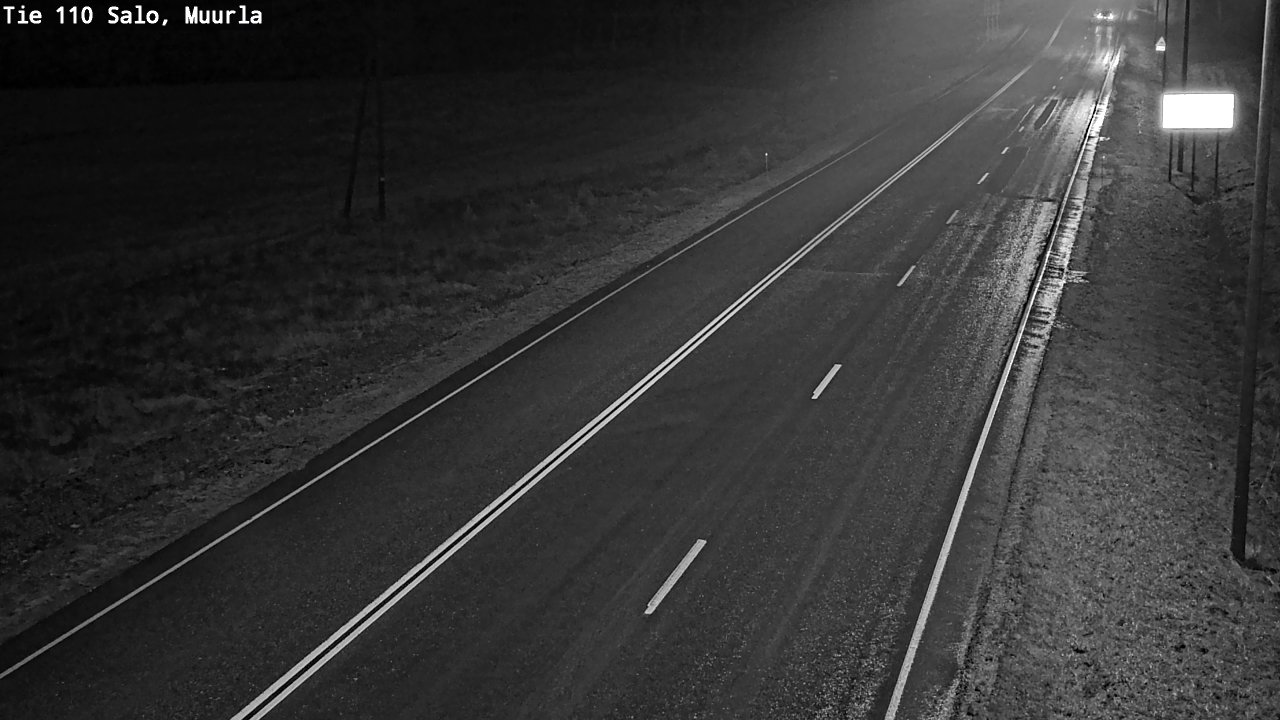 Weather Camera Image Väg 110 Salo, Muurla, Salo, Varsinais-Suomi