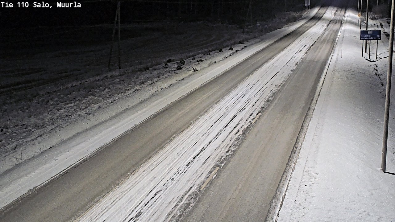 Kelikamerat Kuva Tie 110 Salo, Muurla, Salo, Varsinais-Suomi