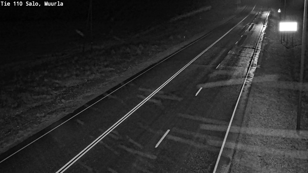 Weather Camera Image Väg 110 Salo, Muurla, Salo, Varsinais-Suomi