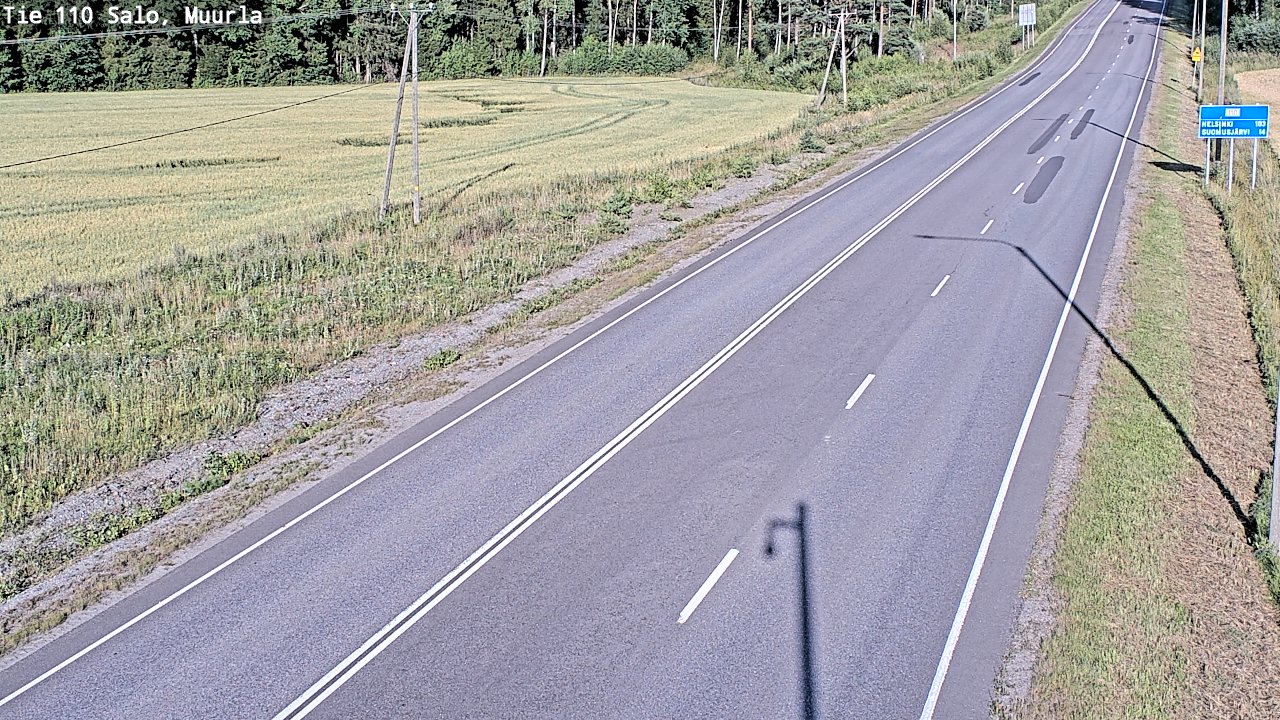 Kelikamerat Kuva Tie 110 Salo, Muurla, Salo, Varsinais-Suomi