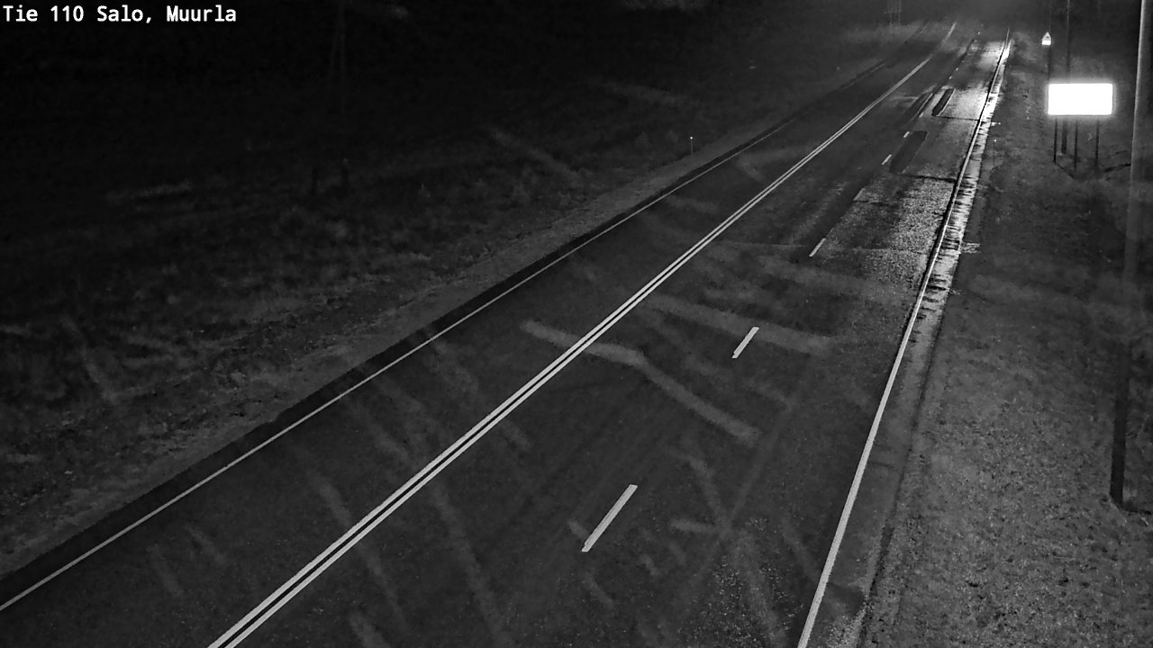 Weather Camera Image Väg 110 Salo, Muurla, Salo, Varsinais-Suomi