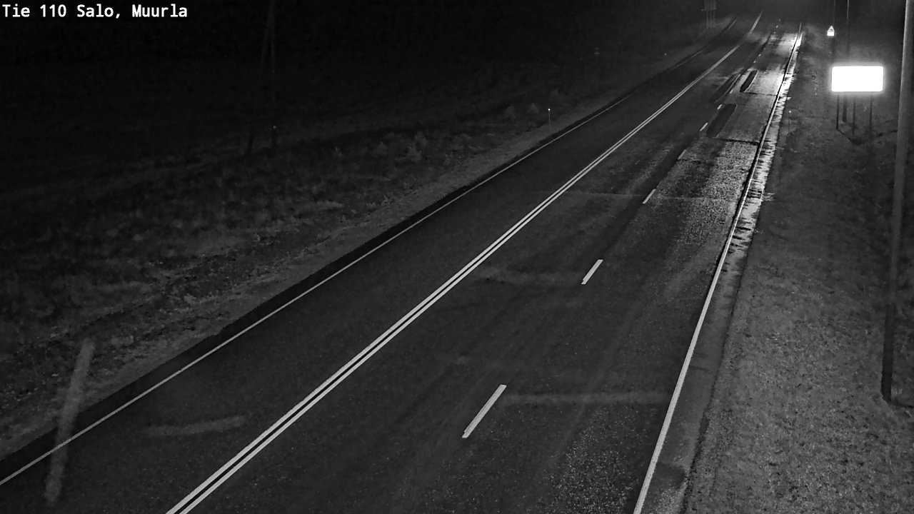 Weather Camera Image Väg 110 Salo, Muurla, Salo, Varsinais-Suomi