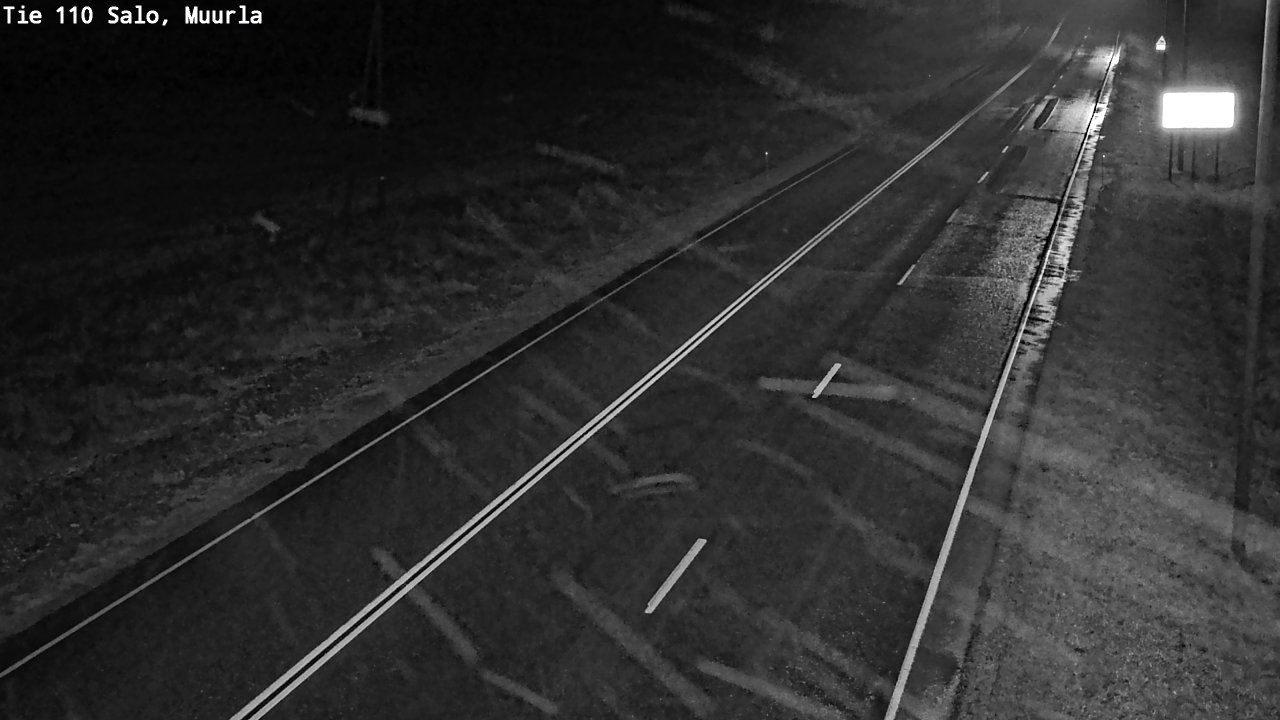 Weather Camera Image Väg 110 Salo, Muurla, Salo, Varsinais-Suomi
