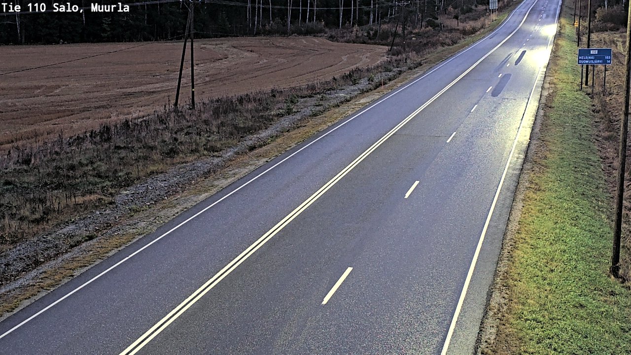 Kelikamerat Kuva Tie 110 Salo, Muurla, Salo, Varsinais-Suomi