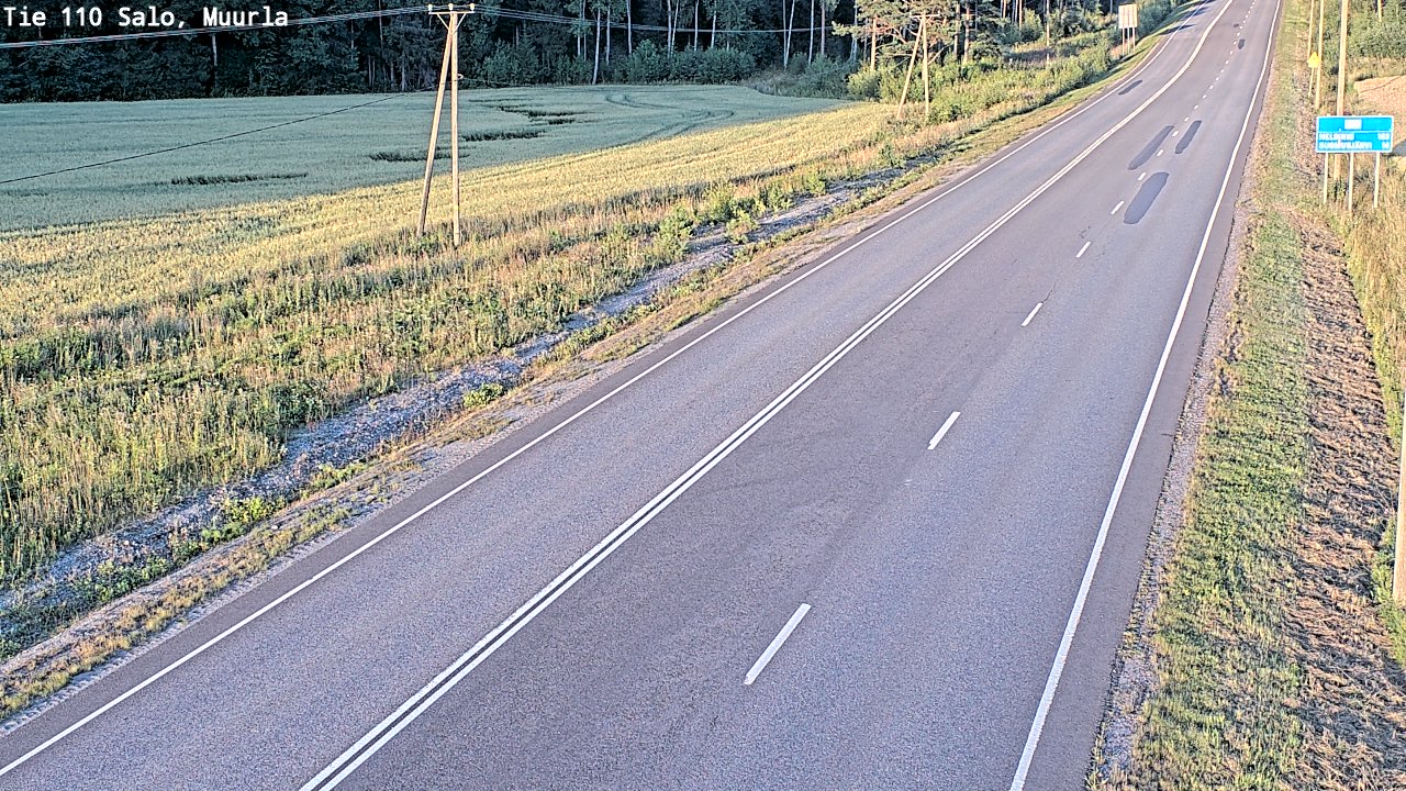 Kelikamerat Kuva Tie 110 Salo, Muurla, Salo, Varsinais-Suomi