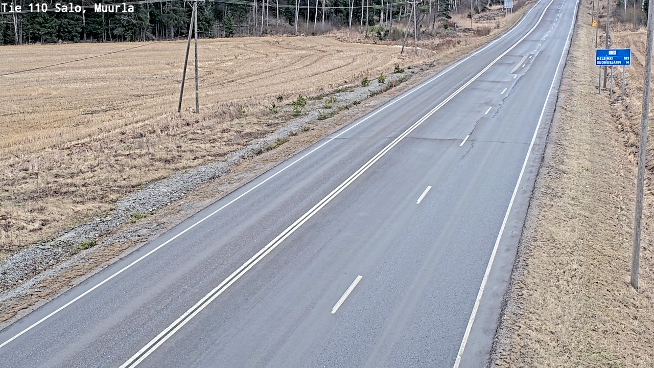 Kelikamerat Kuva Tie 110 Salo, Muurla, Salo, Varsinais-Suomi