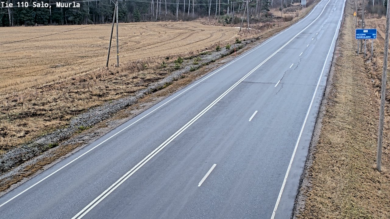 Kelikamerat Kuva Tie 110 Salo, Muurla, Salo, Varsinais-Suomi