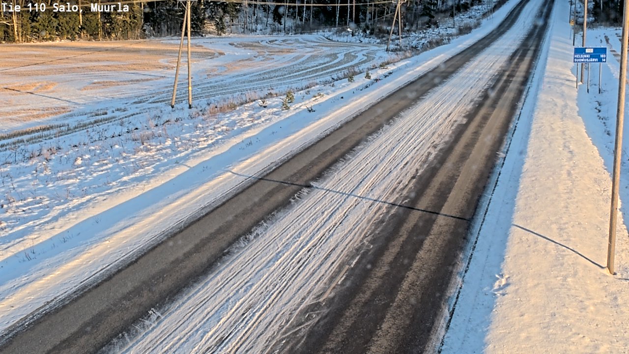 Kelikamerat Kuva Tie 110 Salo, Muurla, Salo, Varsinais-Suomi