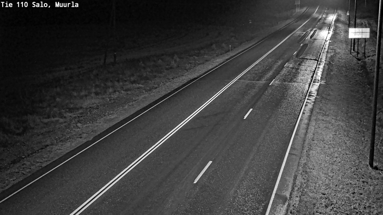 Weather Camera Image Väg 110 Salo, Muurla, Salo, Varsinais-Suomi