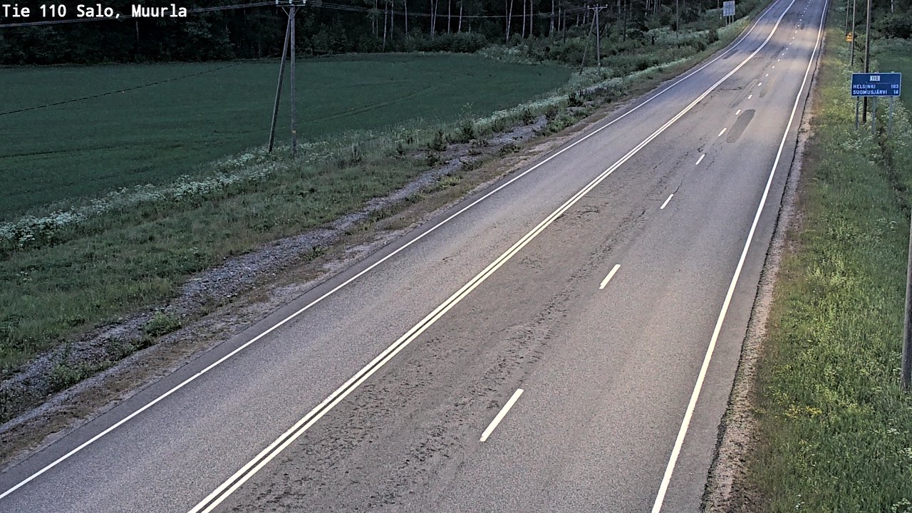 Kelikamerat Kuva Tie 110 Salo, Muurla, Salo, Varsinais-Suomi