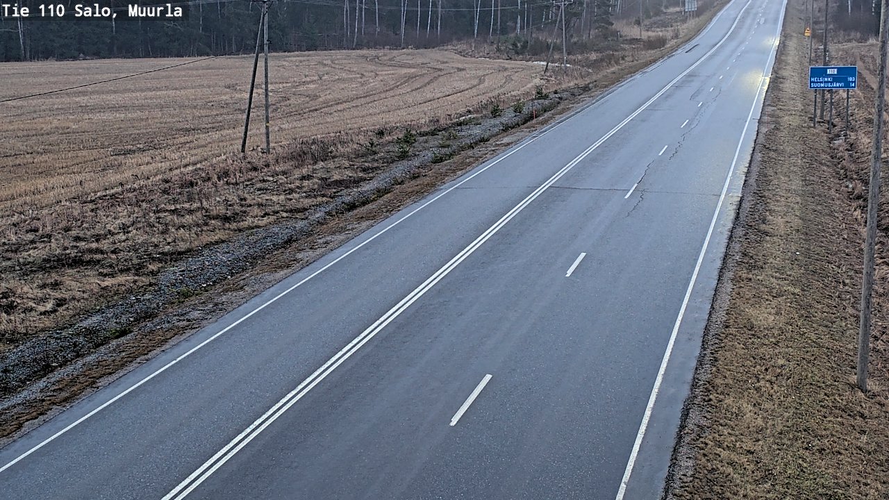 Kelikamerat Kuva Tie 110 Salo, Muurla, Salo, Varsinais-Suomi