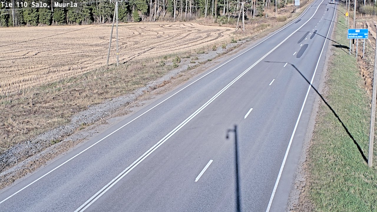 Kelikamerat Kuva Tie 110 Salo, Muurla, Salo, Varsinais-Suomi