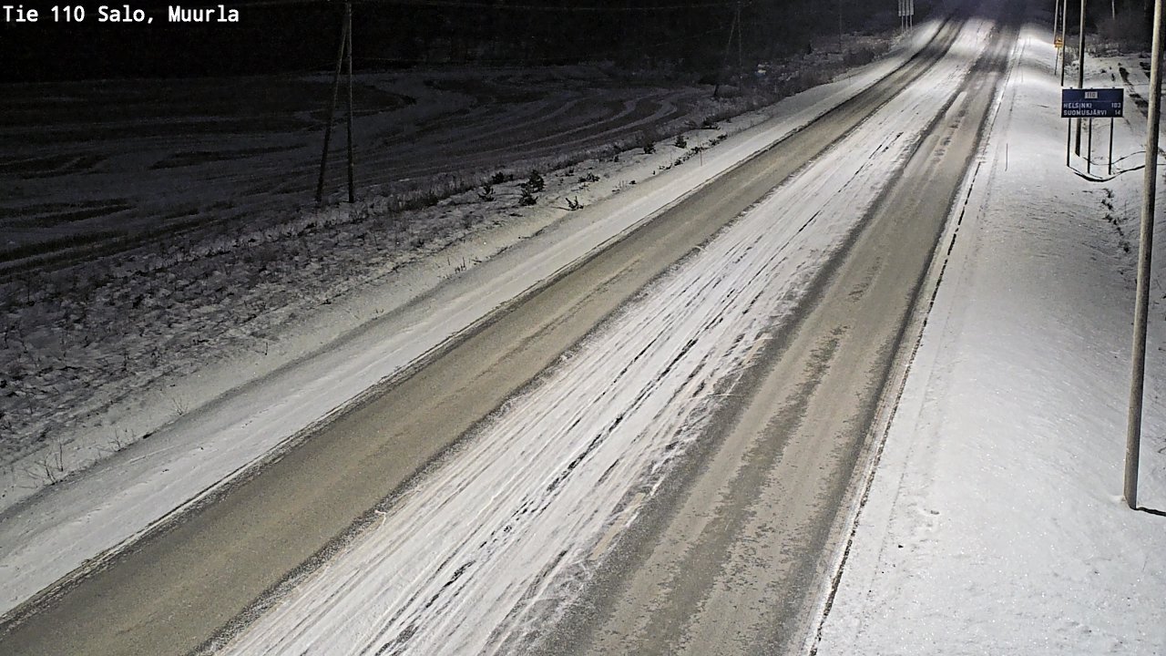 Kelikamerat Kuva Tie 110 Salo, Muurla, Salo, Varsinais-Suomi