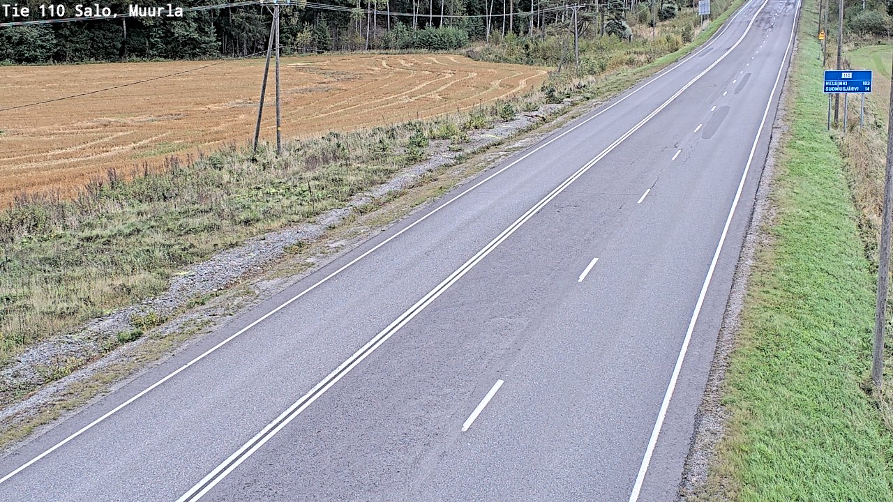 Kelikamerat Kuva Tie 110 Salo, Muurla, Salo, Varsinais-Suomi