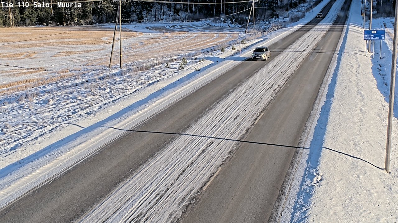 Weather Camera Image Väg 110 Salo, Muurla, Salo, Varsinais-Suomi
