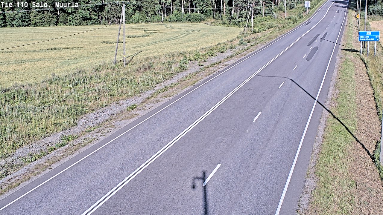 Kelikamerat Kuva Tie 110 Salo, Muurla, Salo, Varsinais-Suomi