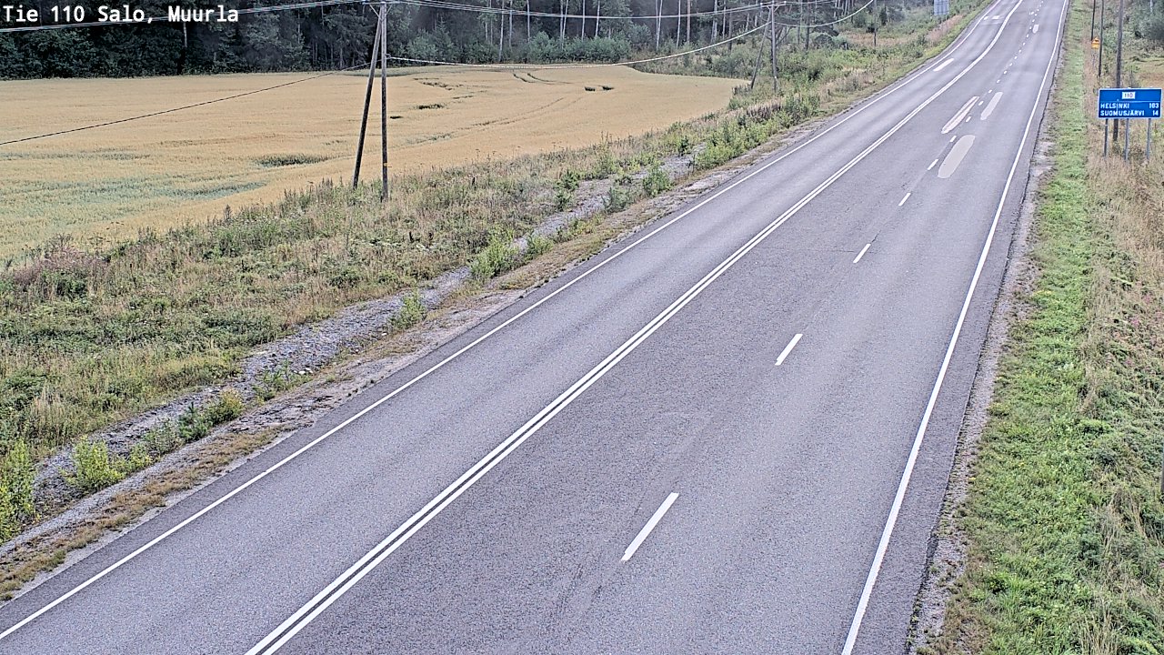 Kelikamerat Kuva Tie 110 Salo, Muurla, Salo, Varsinais-Suomi