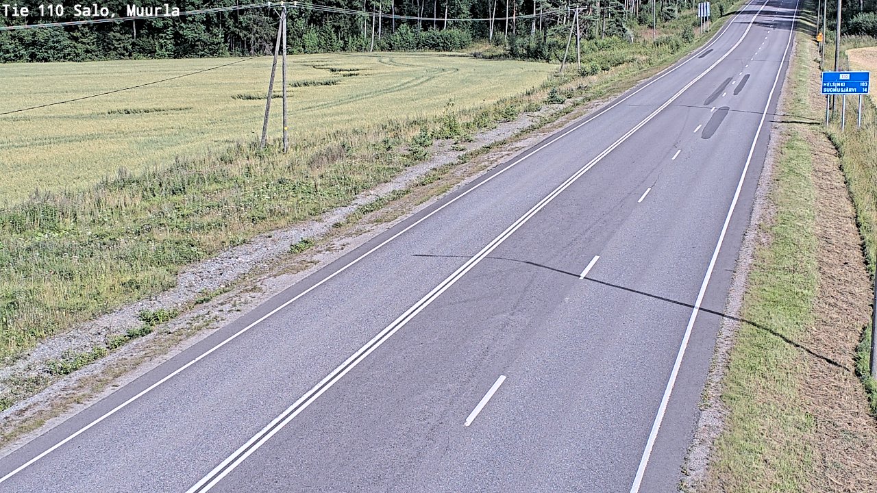Kelikamerat Kuva Tie 110 Salo, Muurla, Salo, Varsinais-Suomi