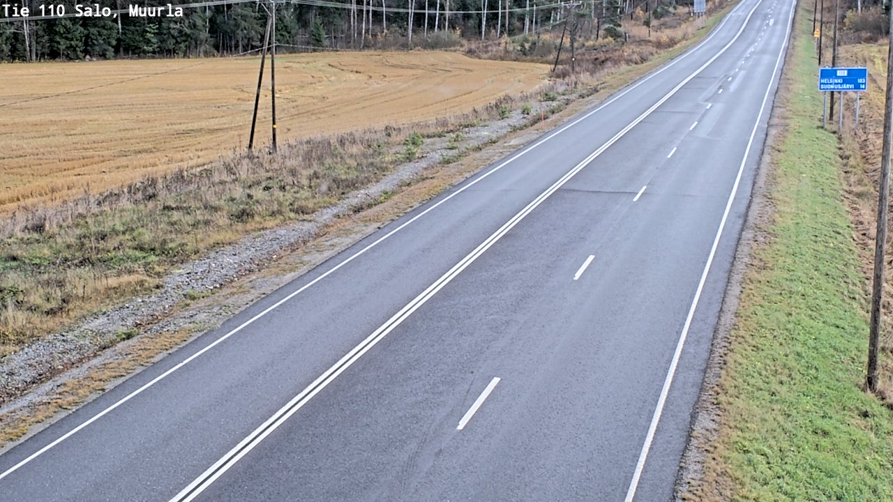 Kelikamerat Kuva Tie 110 Salo, Muurla, Salo, Varsinais-Suomi