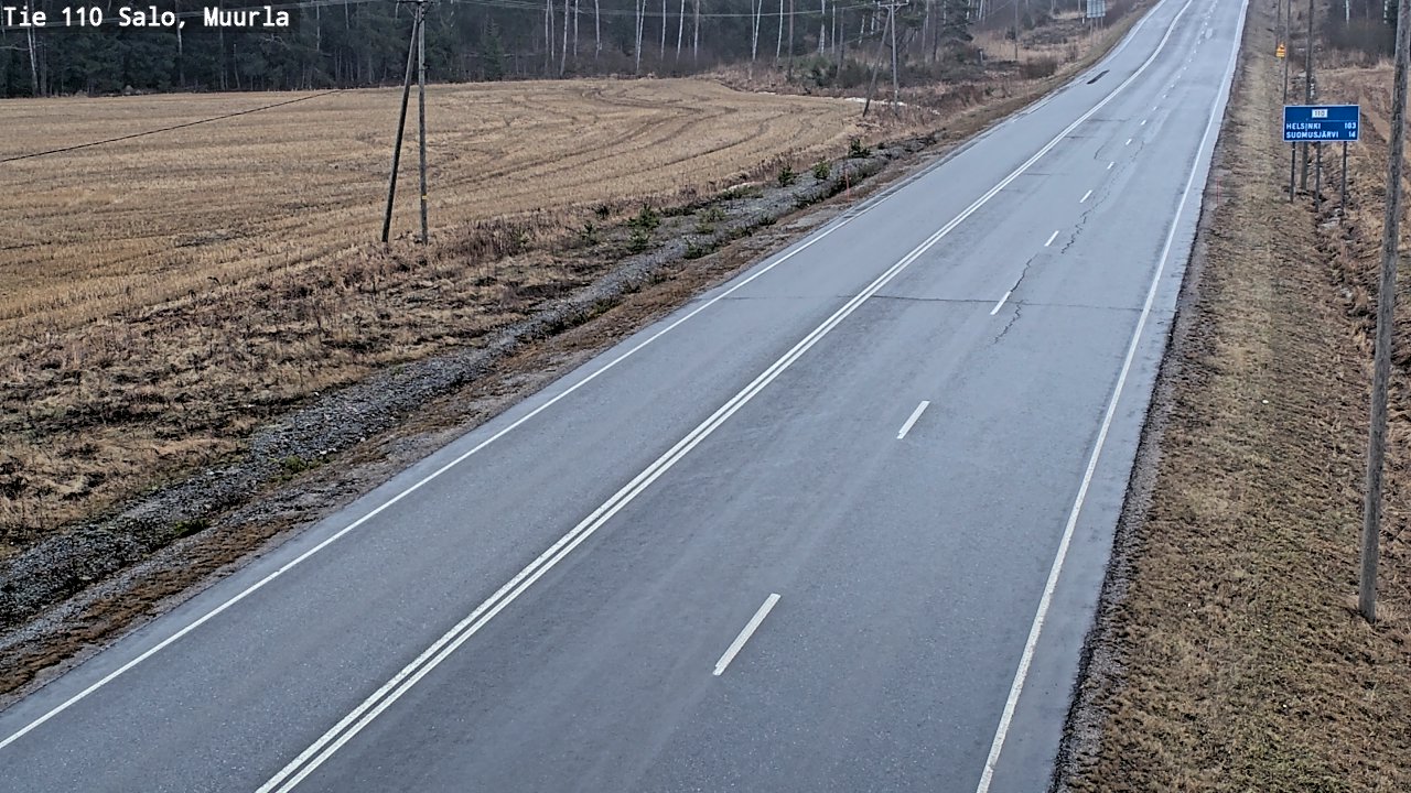 Kelikamerat Kuva Tie 110 Salo, Muurla, Salo, Varsinais-Suomi