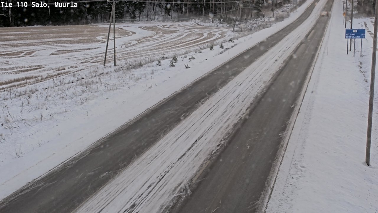 Kelikamerat Kuva Tie 110 Salo, Muurla, Salo, Varsinais-Suomi