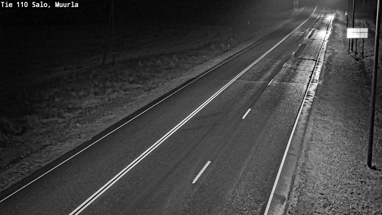 Weather Camera Image Väg 110 Salo, Muurla, Salo, Varsinais-Suomi