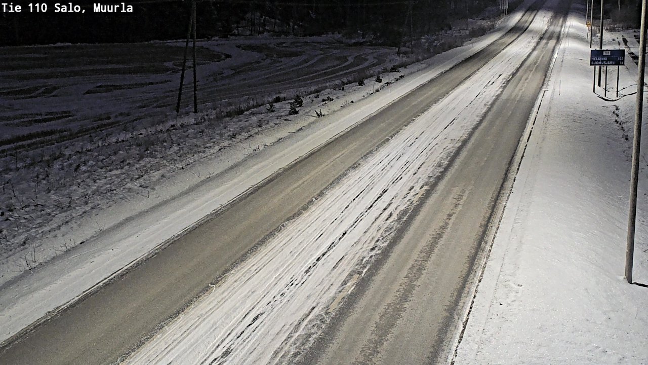 Kelikamerat Kuva Tie 110 Salo, Muurla, Salo, Varsinais-Suomi