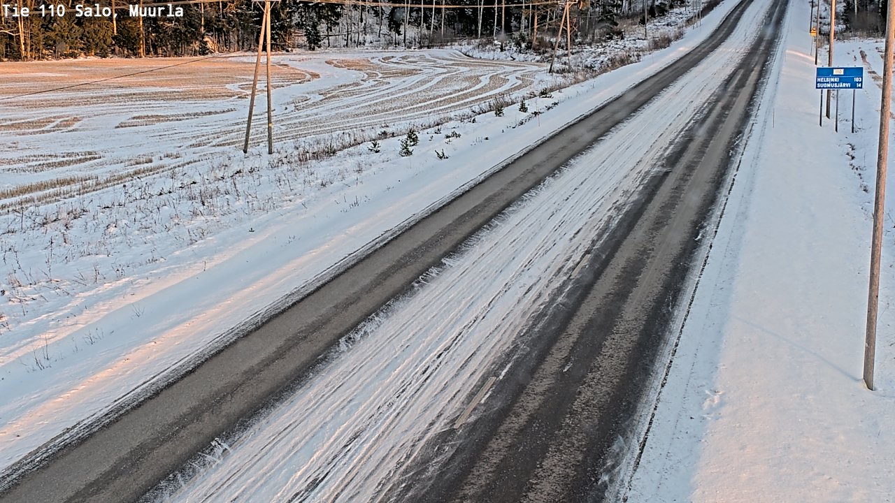 Kelikamerat Kuva Tie 110 Salo, Muurla, Salo, Varsinais-Suomi