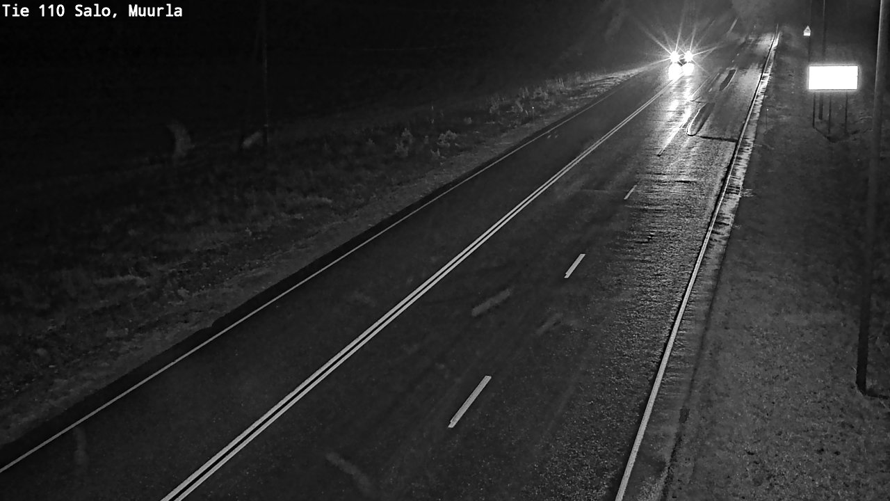 Weather Camera Image Väg 110 Salo, Muurla, Salo, Varsinais-Suomi