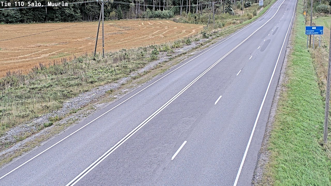 Kelikamerat Kuva Tie 110 Salo, Muurla, Salo, Varsinais-Suomi