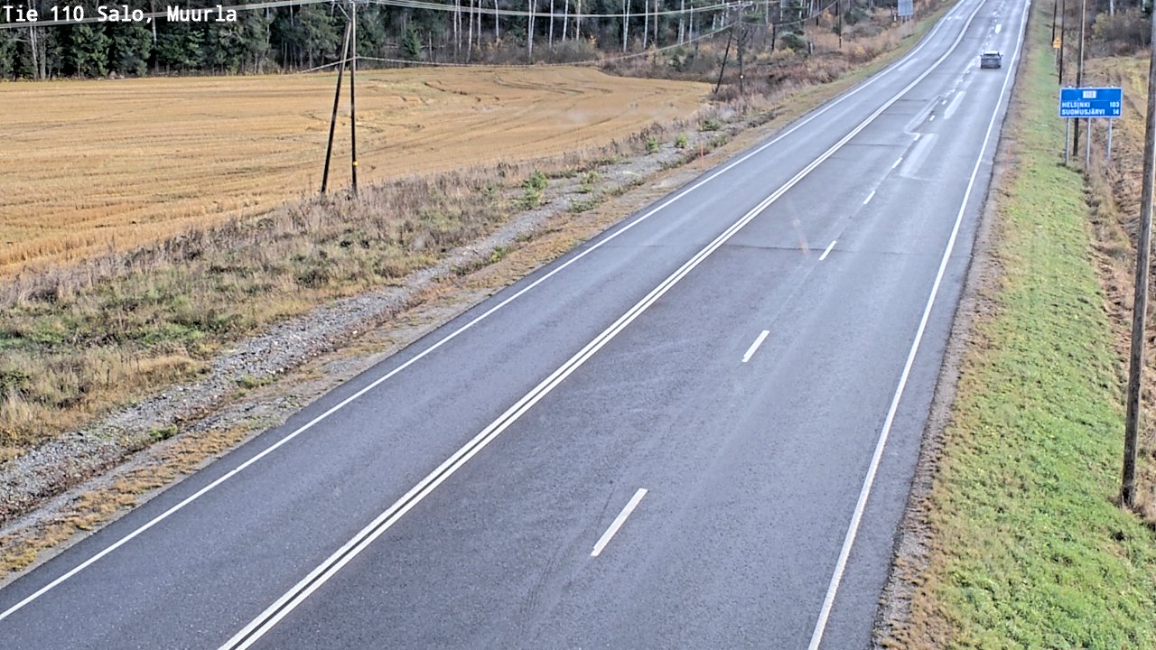 Kelikamerat Kuva Tie 110 Salo, Muurla, Salo, Varsinais-Suomi