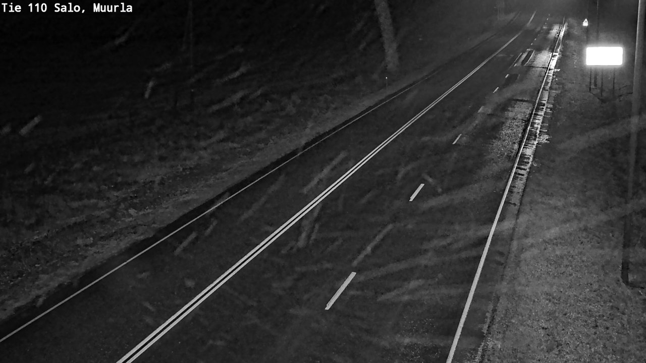 Weather Camera Image Väg 110 Salo, Muurla, Salo, Varsinais-Suomi