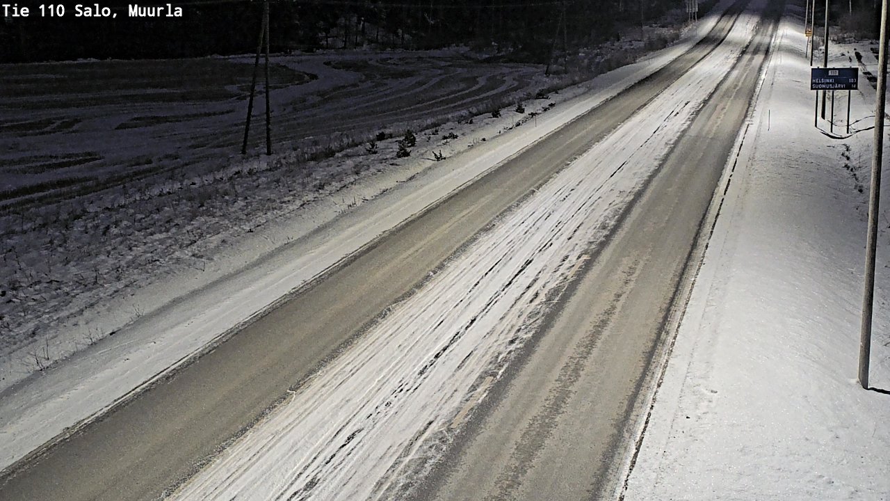 Kelikamerat Kuva Tie 110 Salo, Muurla, Salo, Varsinais-Suomi