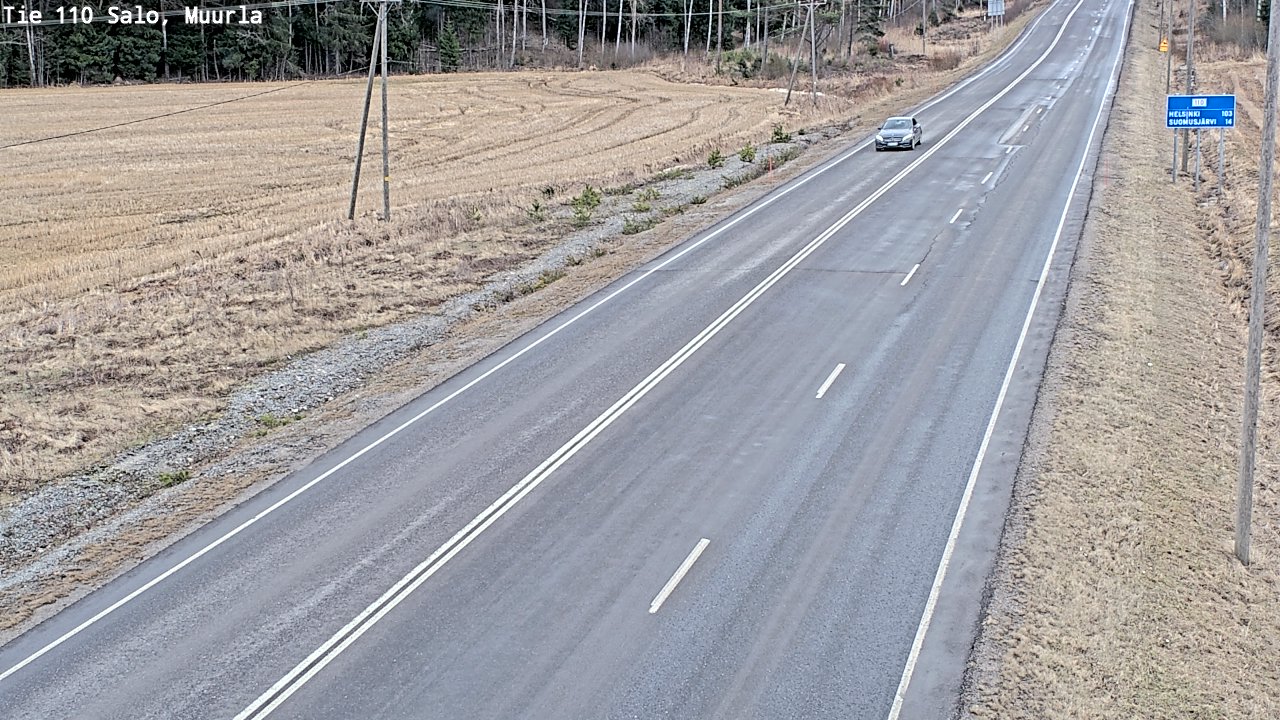 Kelikamerat Kuva Tie 110 Salo, Muurla, Salo, Varsinais-Suomi