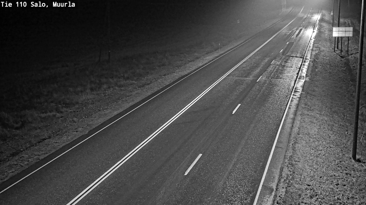Weather Camera Image Väg 110 Salo, Muurla, Salo, Varsinais-Suomi