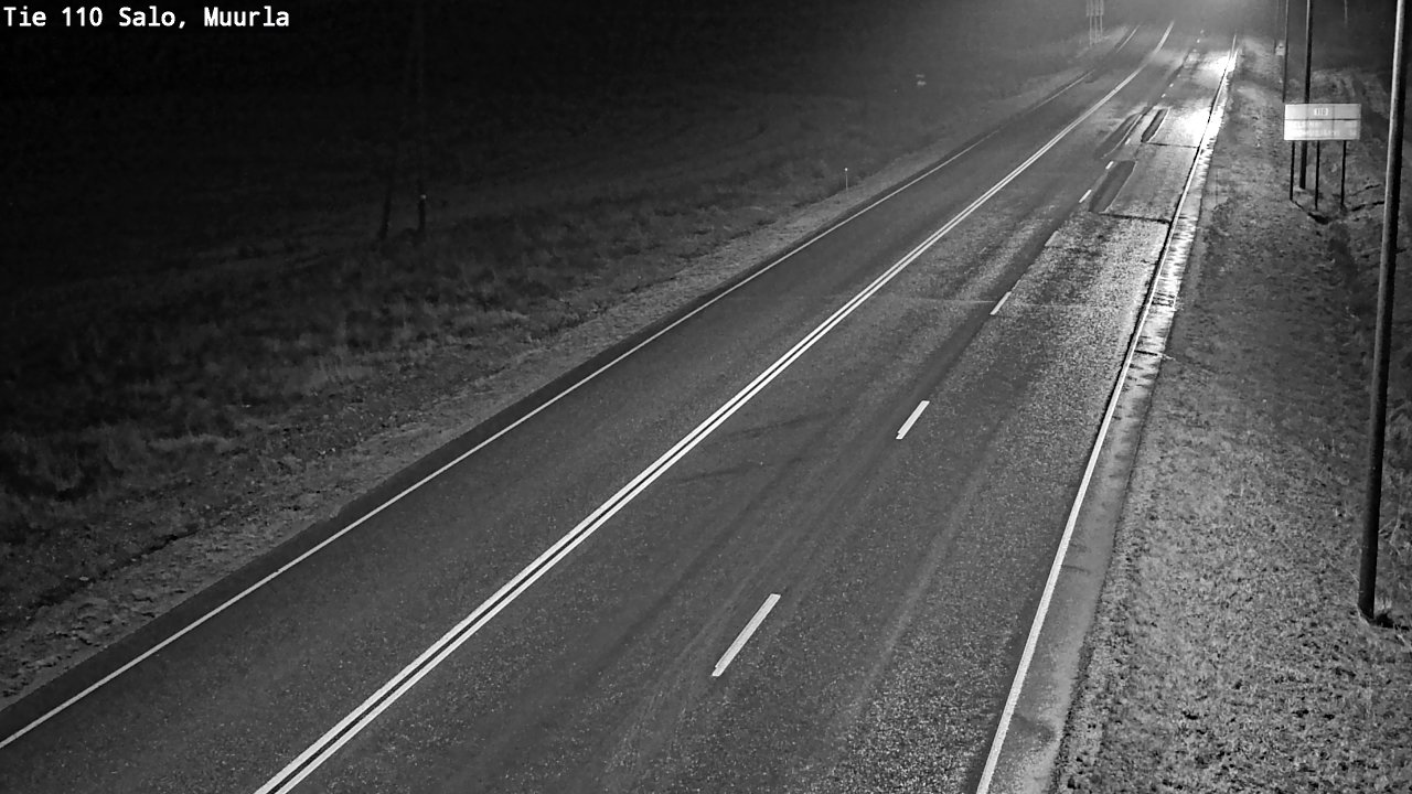 Weather Camera Image Väg 110 Salo, Muurla, Salo, Varsinais-Suomi