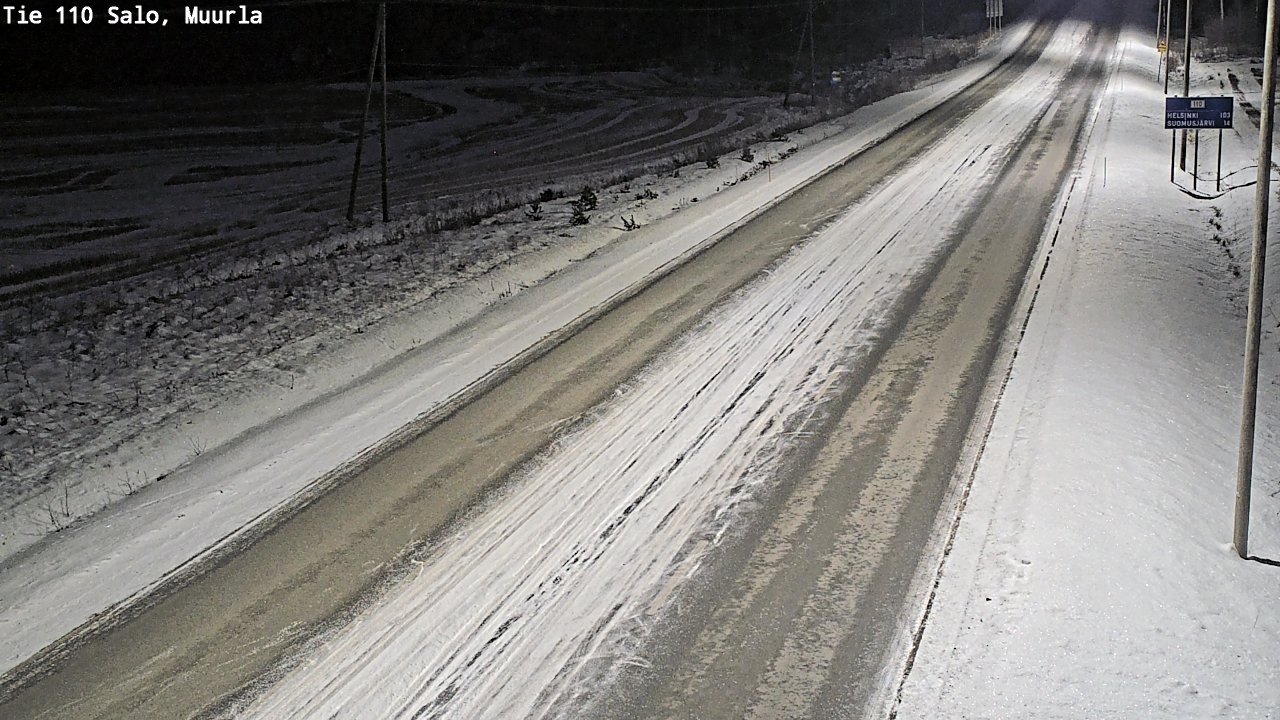 Kelikamerat Kuva Tie 110 Salo, Muurla, Salo, Varsinais-Suomi