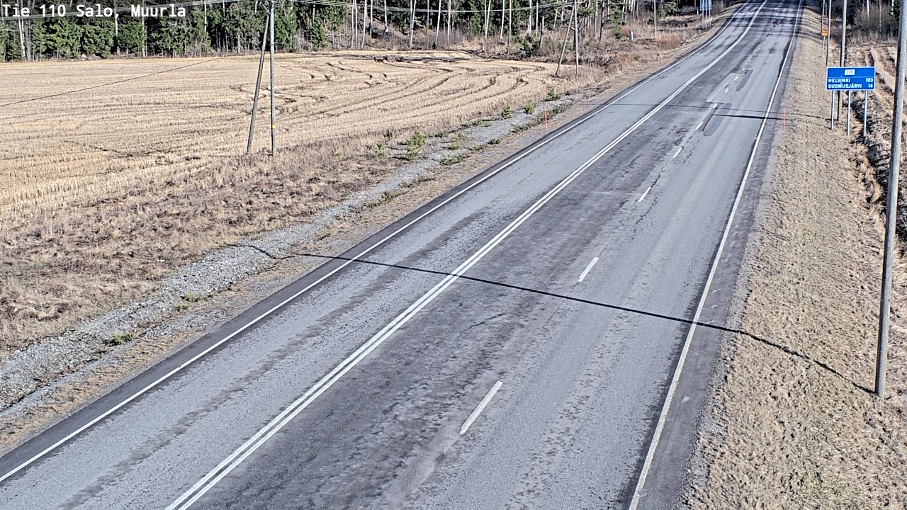 Kelikamerat Kuva Tie 110 Salo, Muurla, Salo, Varsinais-Suomi