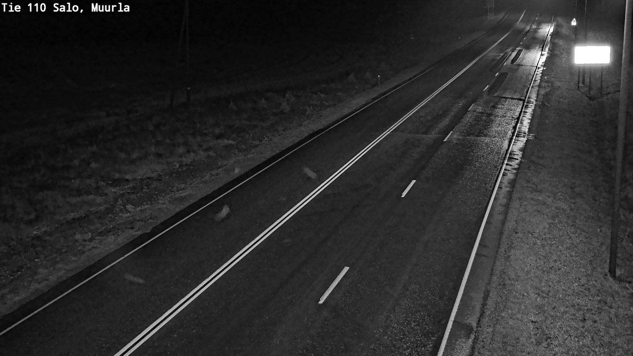 Weather Camera Image Väg 110 Salo, Muurla, Salo, Varsinais-Suomi