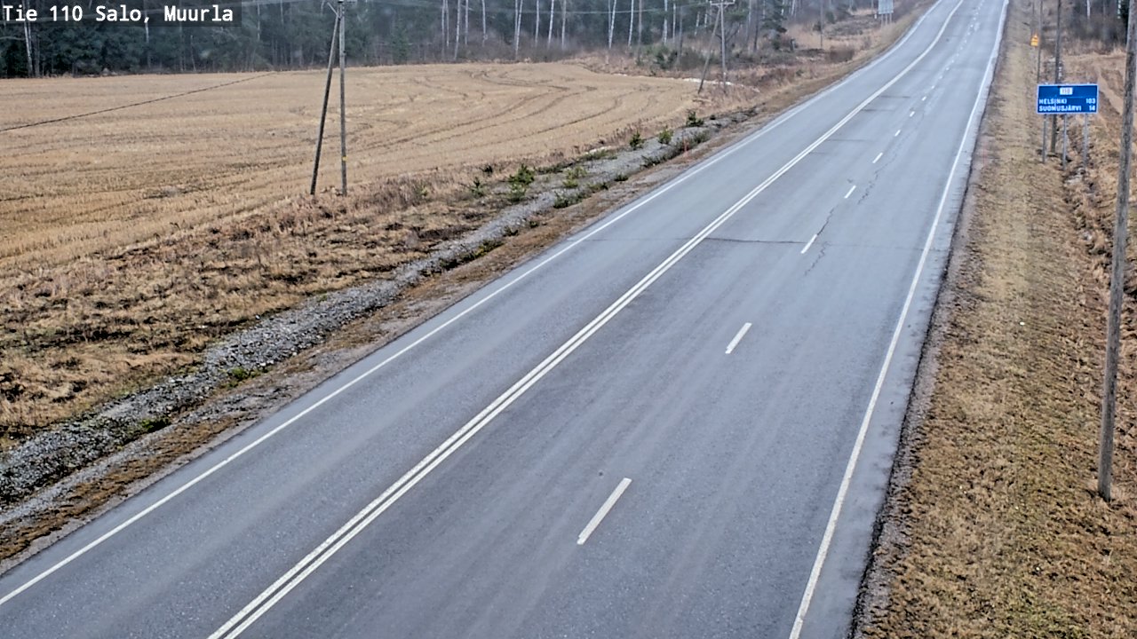 Kelikamerat Kuva Tie 110 Salo, Muurla, Salo, Varsinais-Suomi