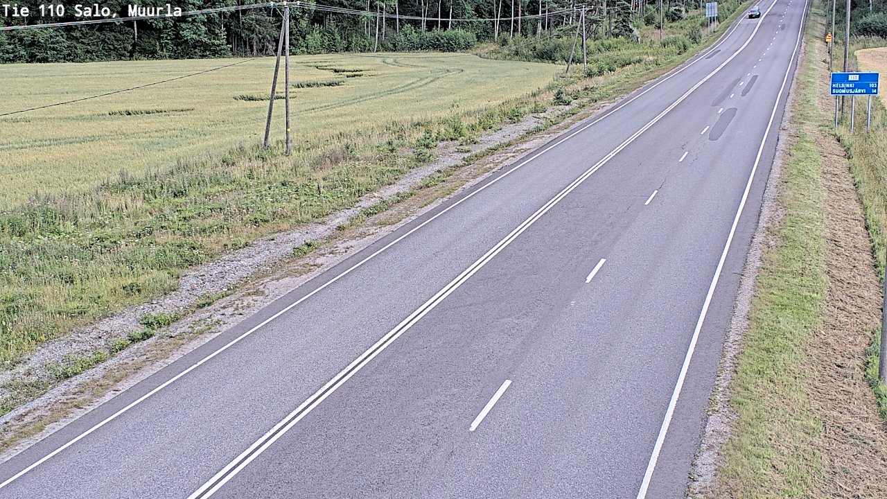 Kelikamerat Kuva Tie 110 Salo, Muurla, Salo, Varsinais-Suomi