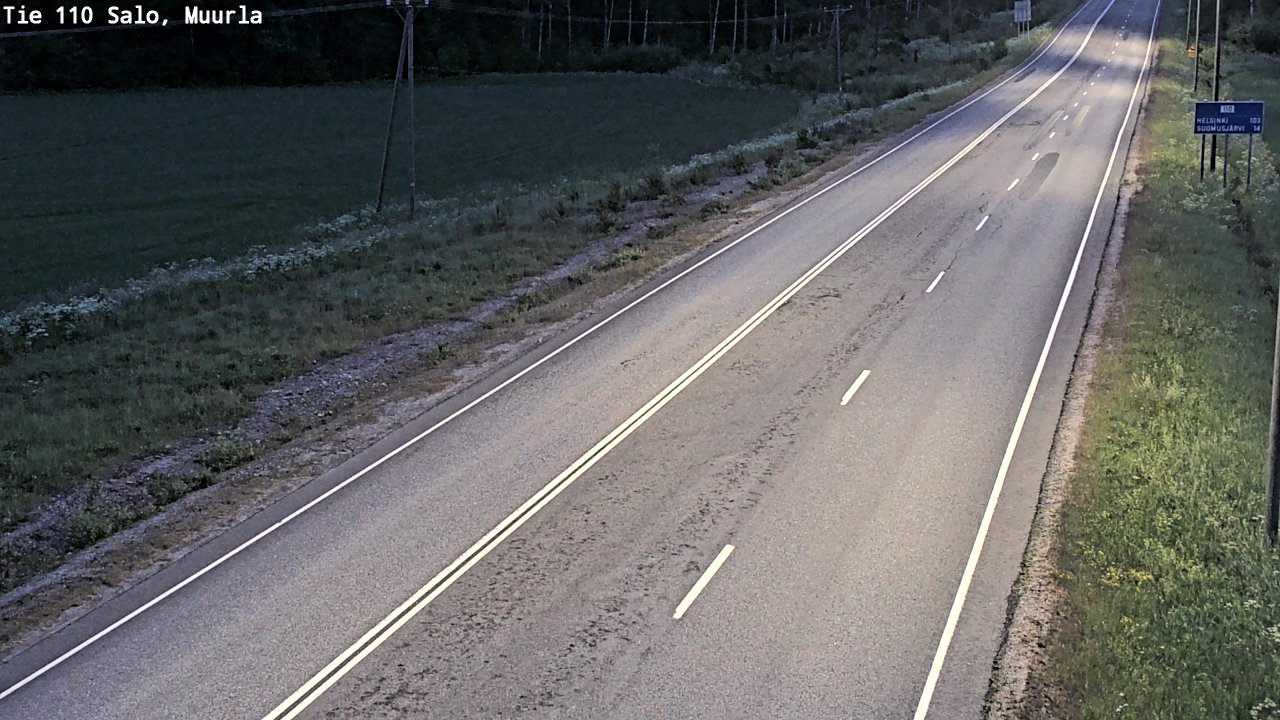 Kelikamerat Kuva Tie 110 Salo, Muurla, Salo, Varsinais-Suomi
