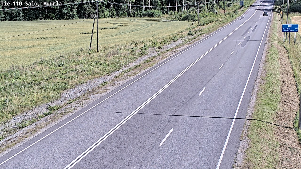 Kelikamerat Kuva Tie 110 Salo, Muurla, Salo, Varsinais-Suomi