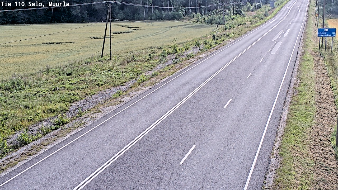 Kelikamerat Kuva Tie 110 Salo, Muurla, Salo, Varsinais-Suomi