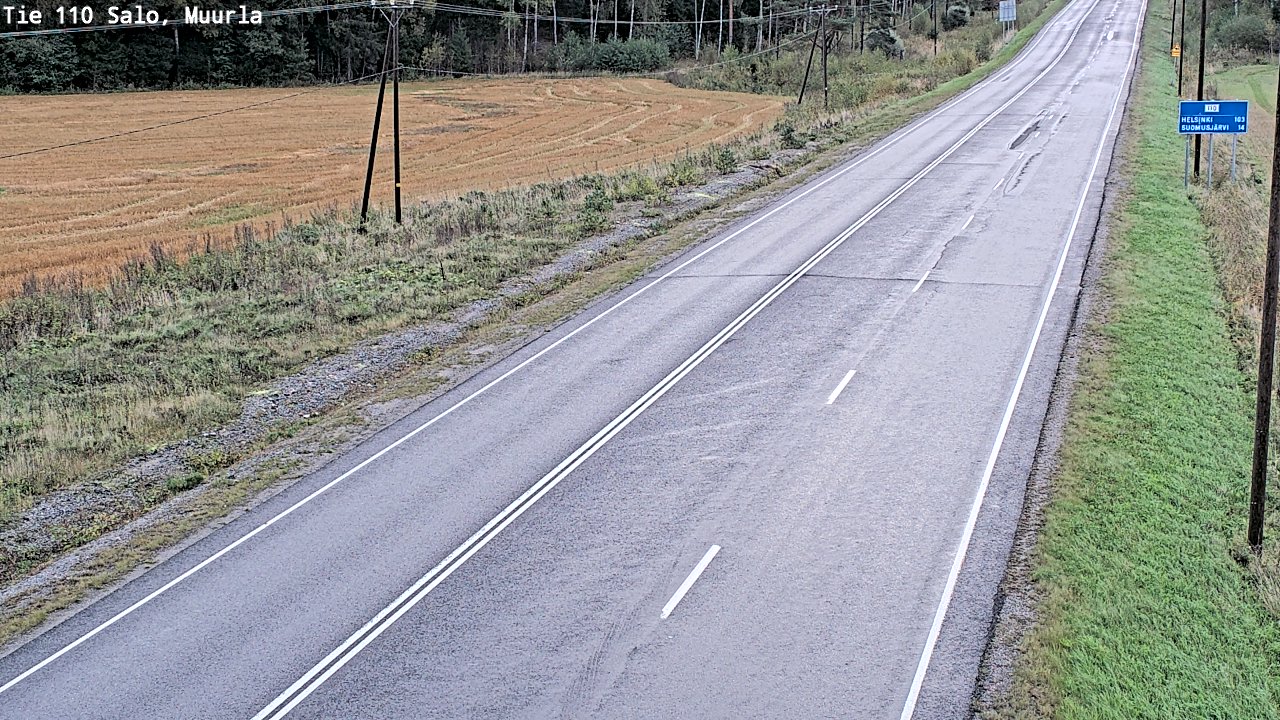 Kelikamerat Kuva Tie 110 Salo, Muurla, Salo, Varsinais-Suomi