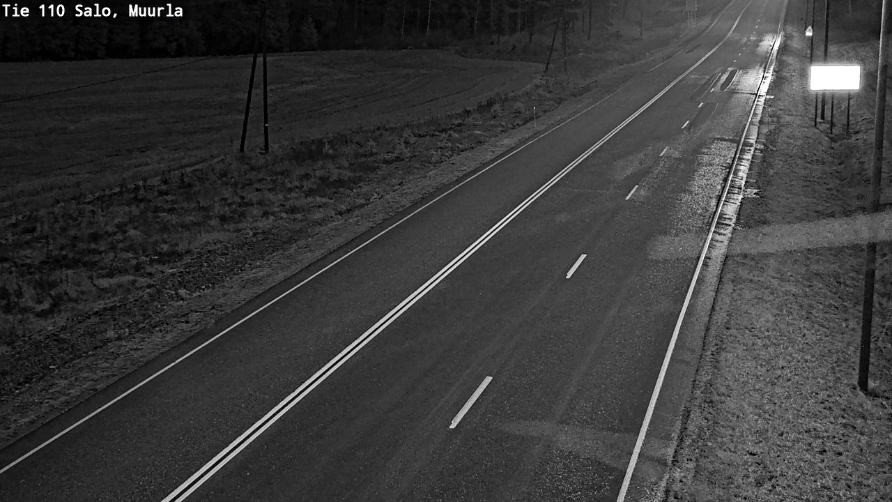 Weather Camera Image Väg 110 Salo, Muurla, Salo, Varsinais-Suomi